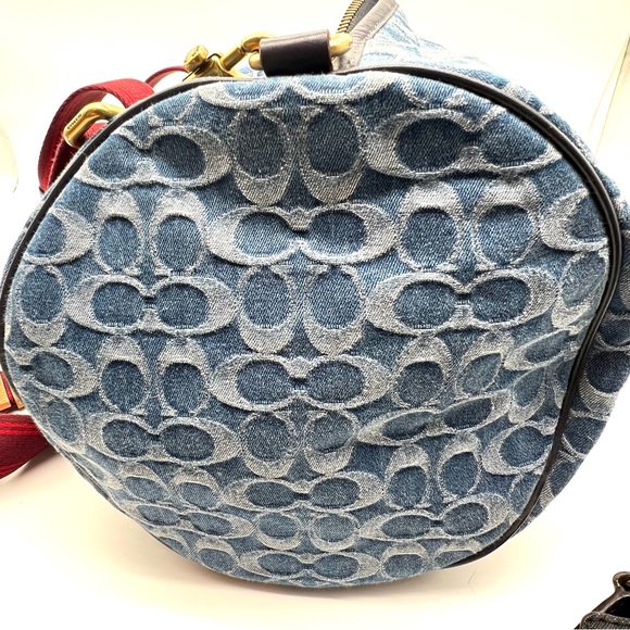 Coach Limited Edition Denim Signature Duffle Bag Archive Collection EUC with COA - Picture 6 of 16